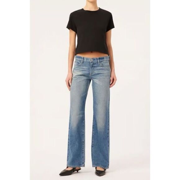 DL1961 Denim - DL1961 Drue Straight Low Rise Vintage In Lt East Lake